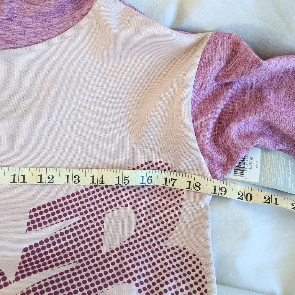 NWT New Balance girl hoodie size M 10-12 - Picture 5 of 6